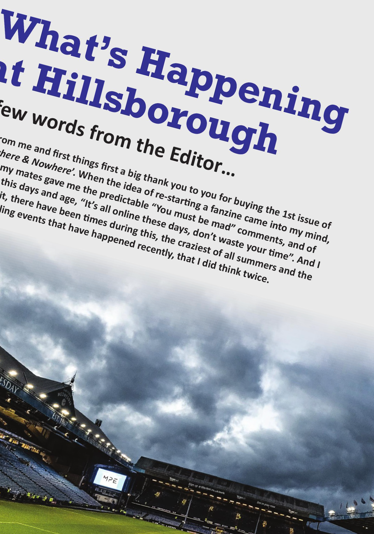 E&N: Issue One - August 2025