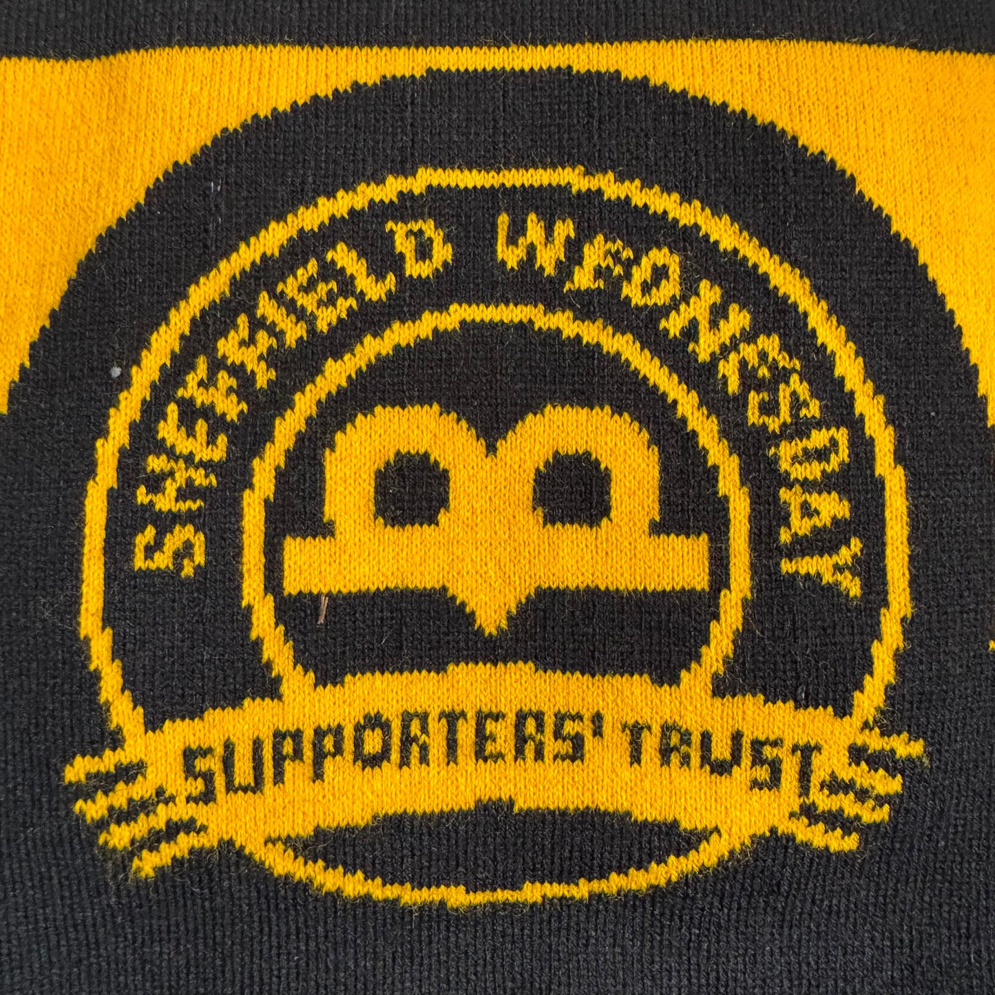 Black and Gold Scarf - Sheffield Wednesday Supporters Trust