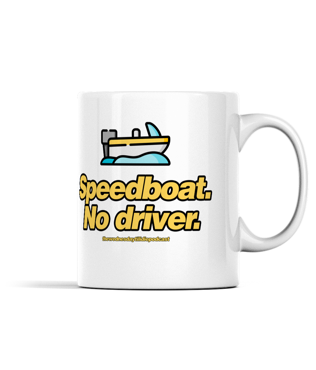 Speedboat. No driver. - Mug